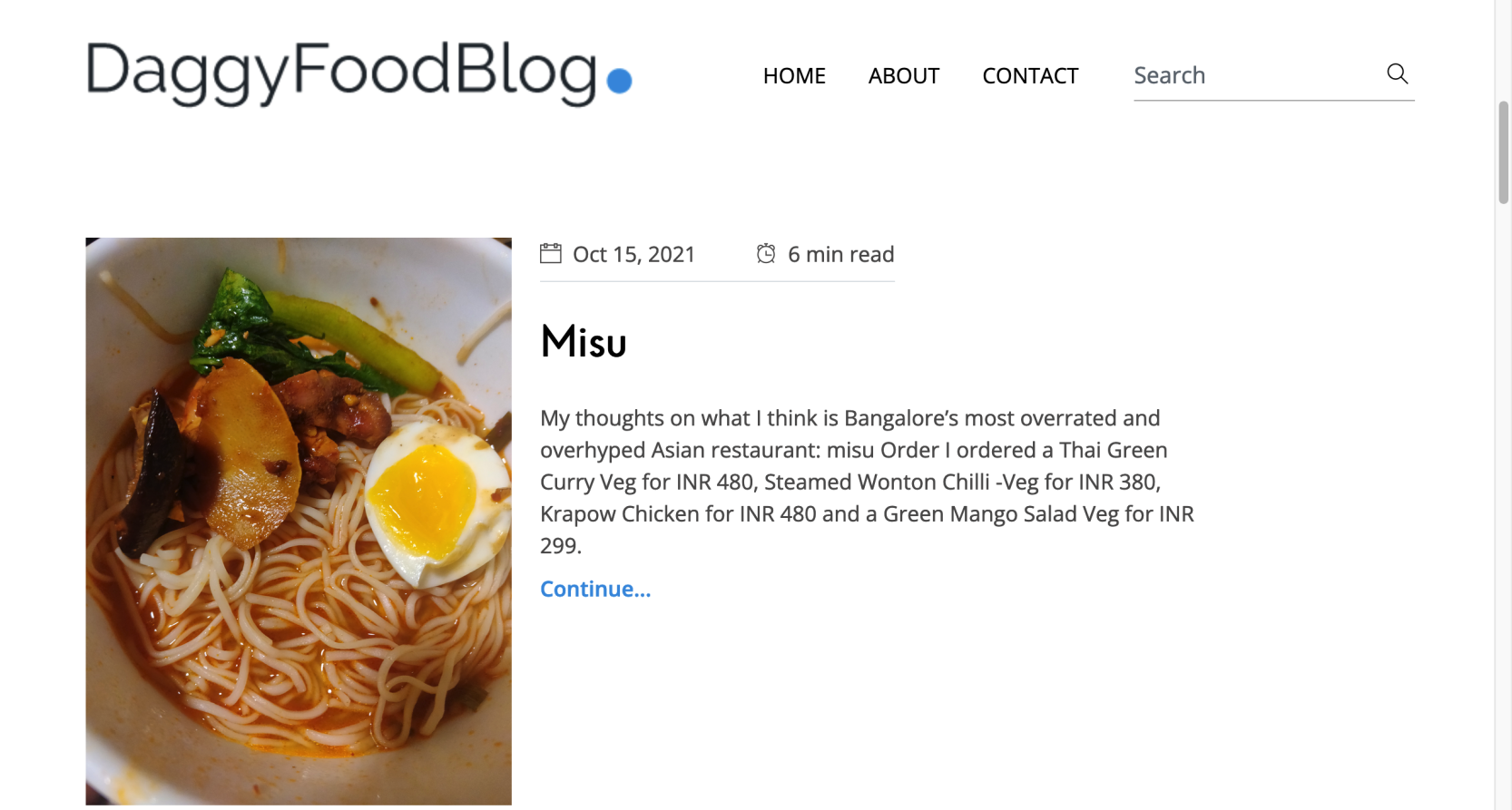 Daggy Food Blog